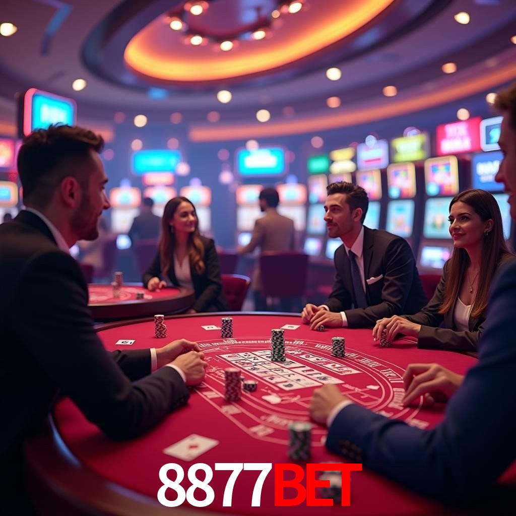 A Experiência Imersiva dos Cassinos Ao Vivo no 8877bet